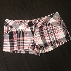 Plaid shorts